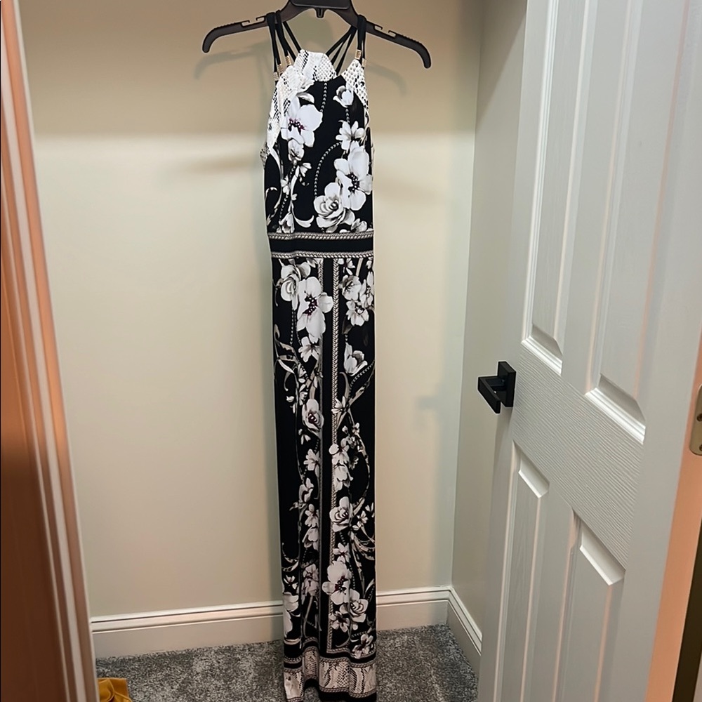 White House Black Market floral maxi dress